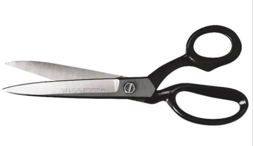 Wiss® - Industrial Inlaid™ Belt and Leather Straight Handle General Purpose  Scissors 